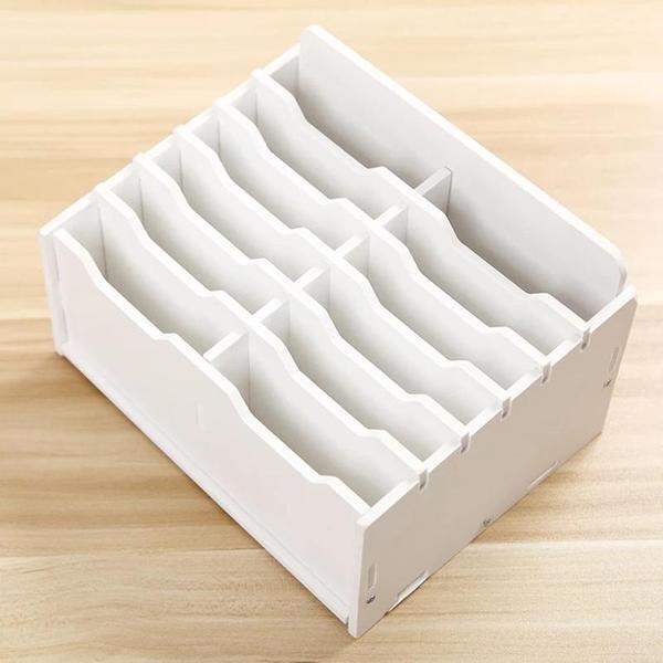 Northio Supporto Mobile con 12 Scomparti - Bianco  