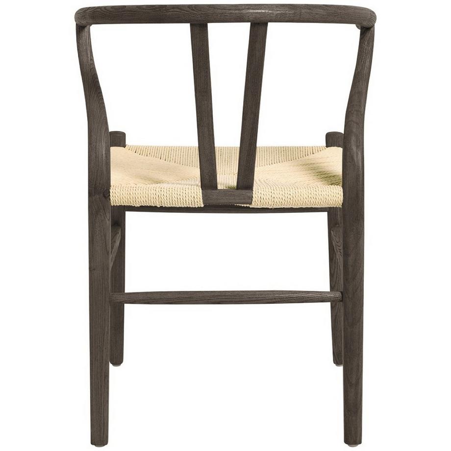 Blanc d'Ivoire Sedia da pranzo Njord in frassino espresso  