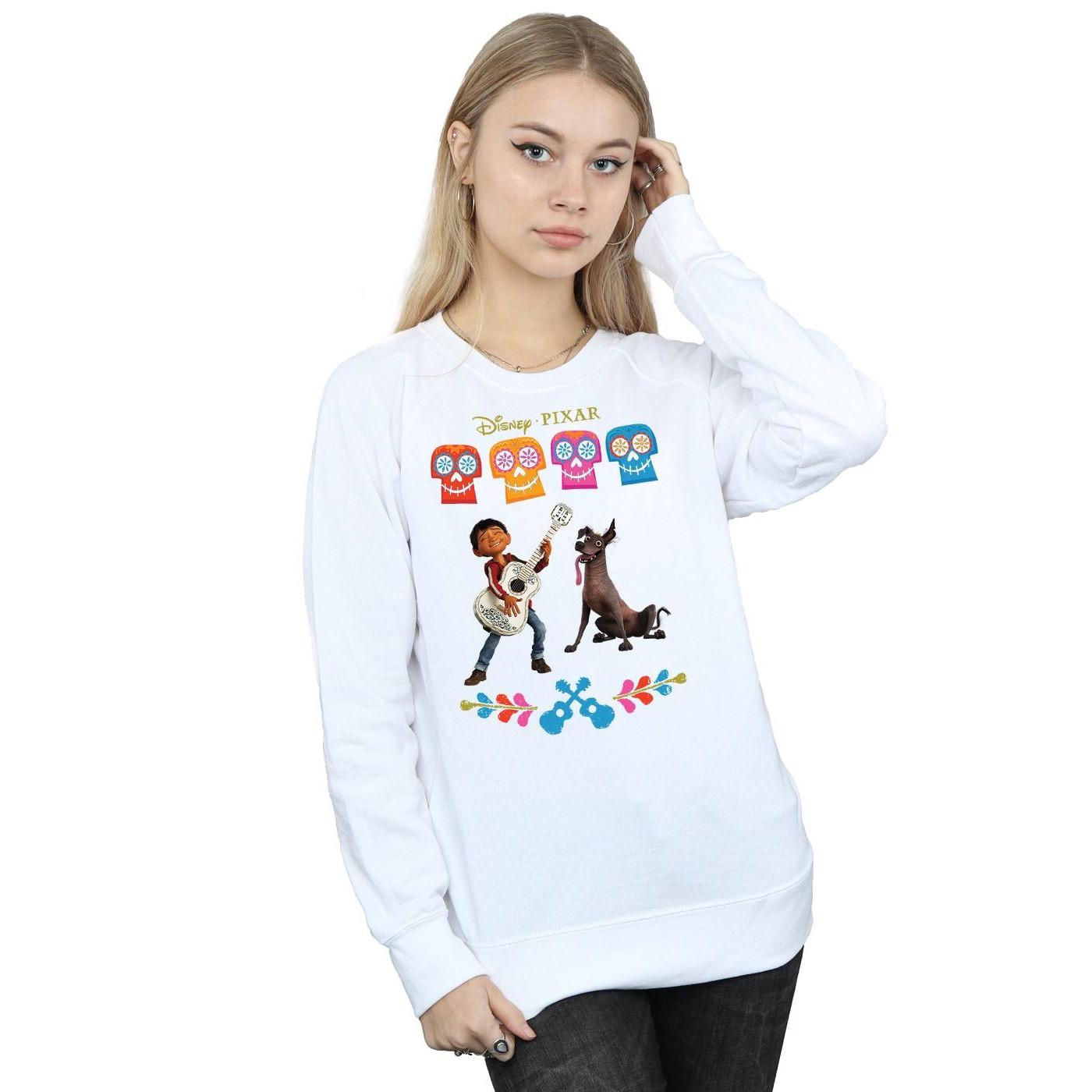 Disney Coco Stampa Slim Fit Felpa  