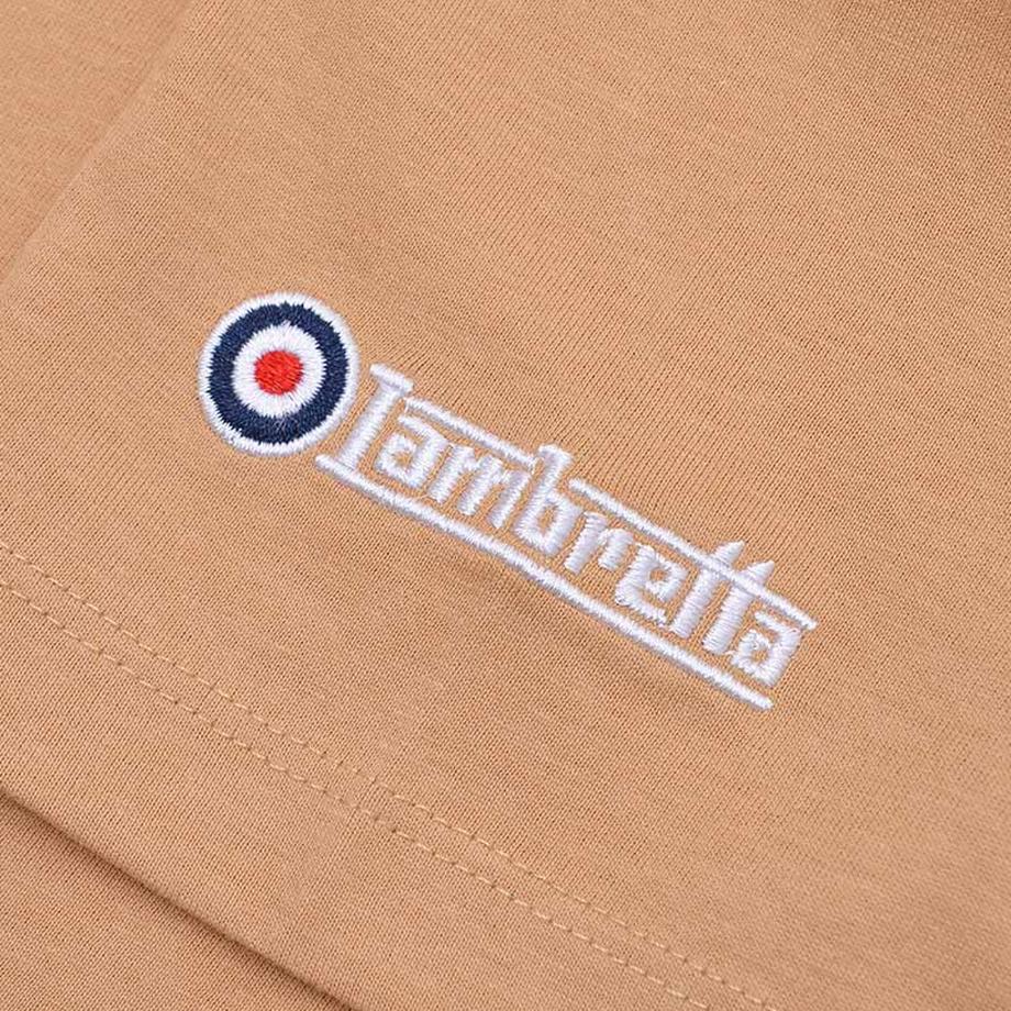 Lambretta T-Shirt Ss24 a righe con logo ricamato  