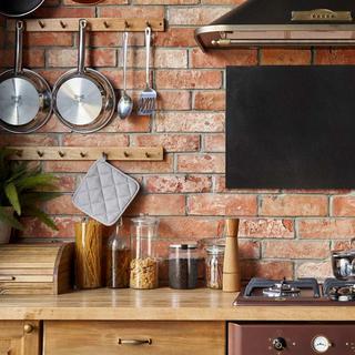 B2X set di 3 barattoli portaoggetti con coperchio da 1100 ml  