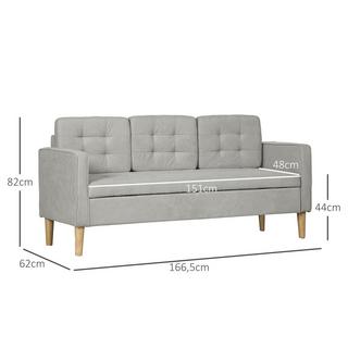 HOMCOM 3-Sitzer-Sofa  