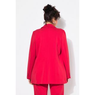 Ulla Popken  Blazer en jersey stretch, ligne en A et col à revers 