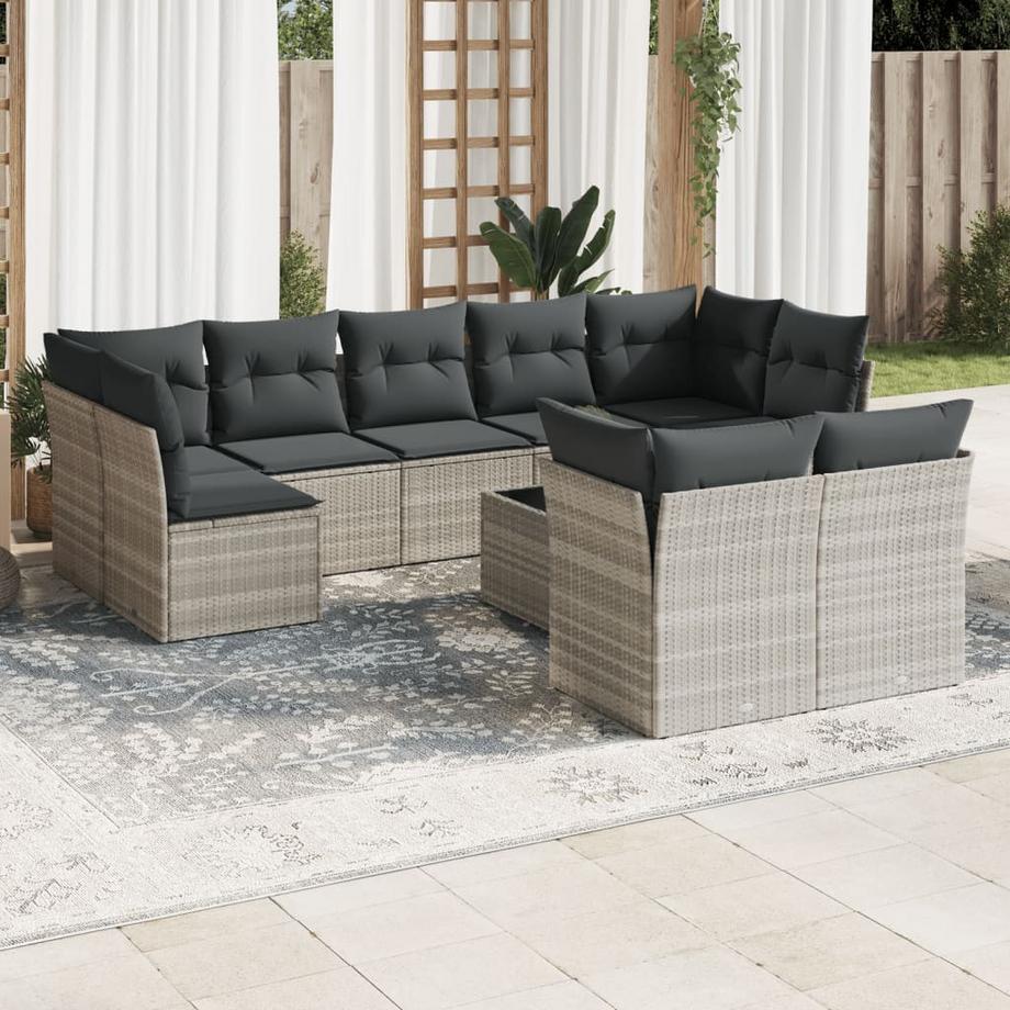 VidaXL Garten sofagarnitur poly-rattan  