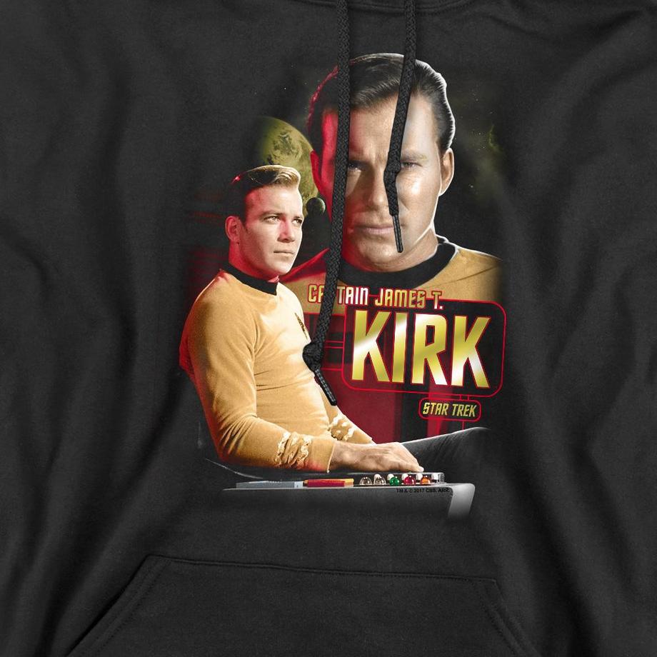 Star Trek Star Trek Kirk Felpa con Cappuccio  