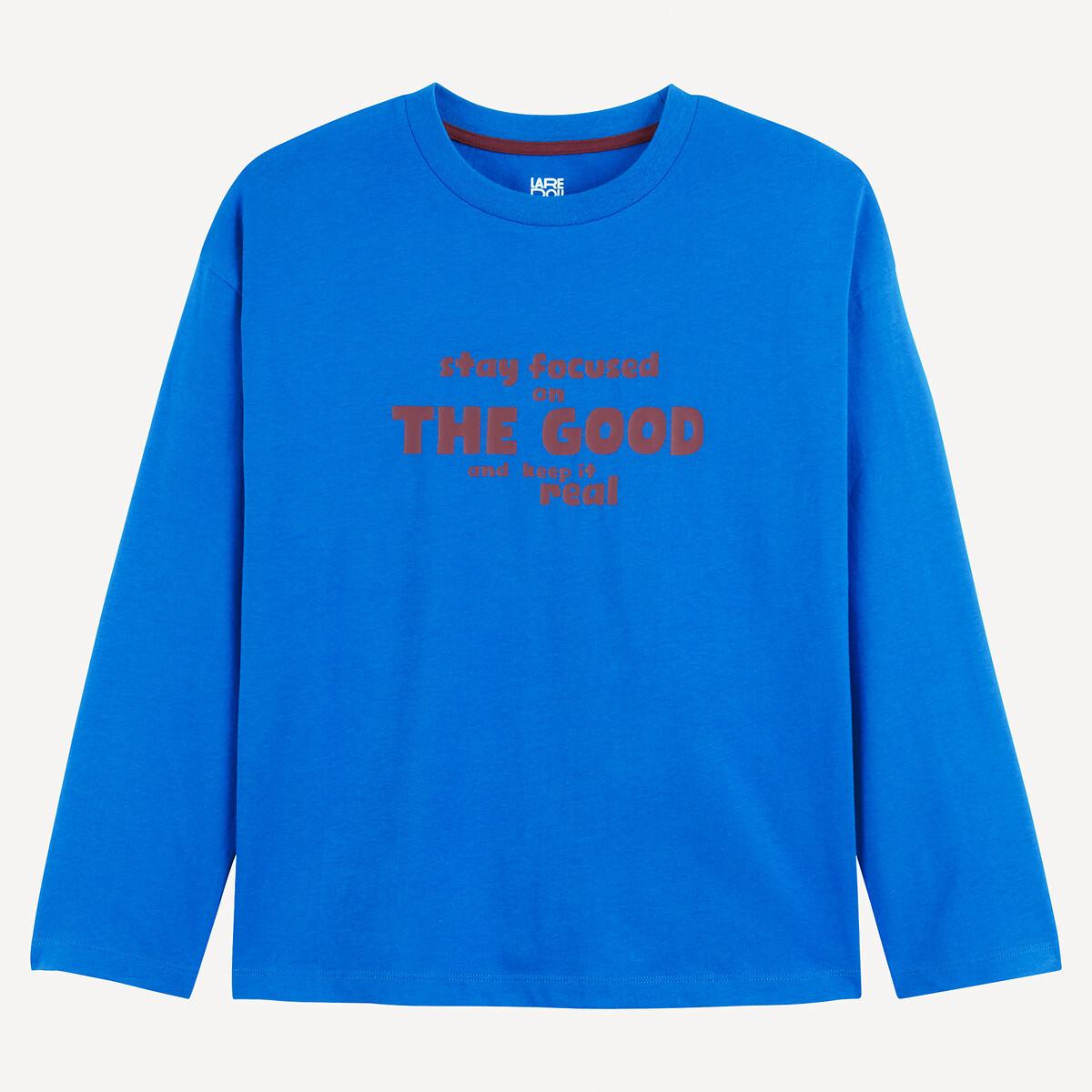 La Redoute Collections  Langarmshirt mit Messageprint 