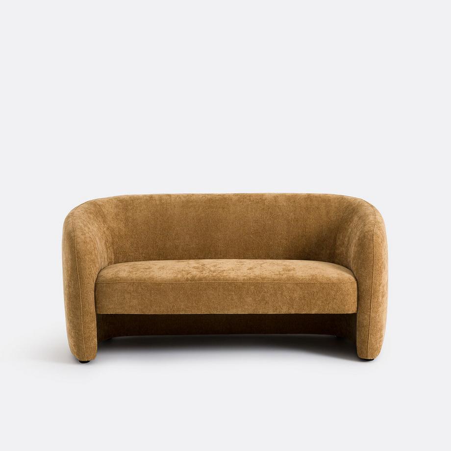 Feines Chenille-Sofa 2-Sitzer