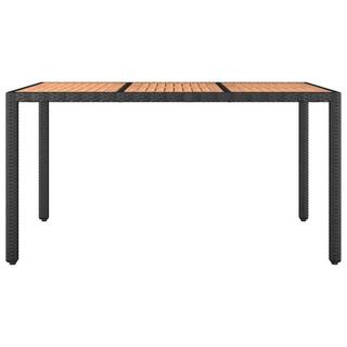 VidaXL tavolo da giardino con piano legno  