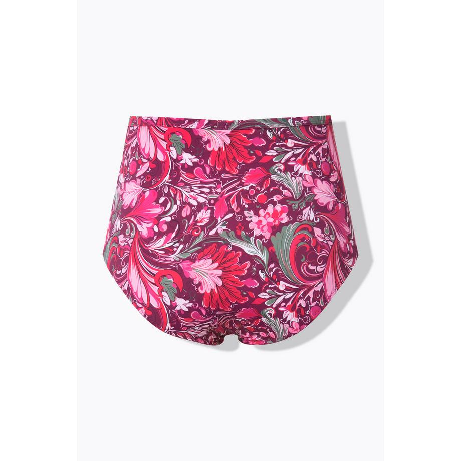 Ulla Popken Culotte Maxi Motif Floral Dentelle Microfibre  