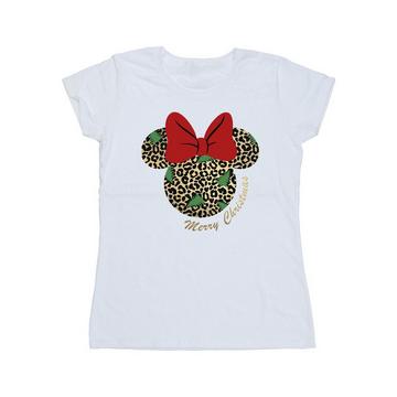 Minnie Mouse Leopard Christmas TShirt