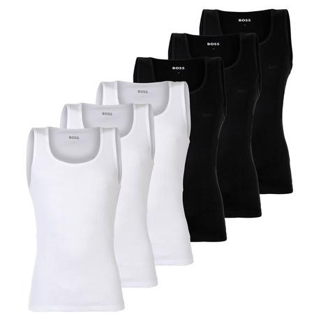 BOSS Tank Top 6er Pack Rib Classic  