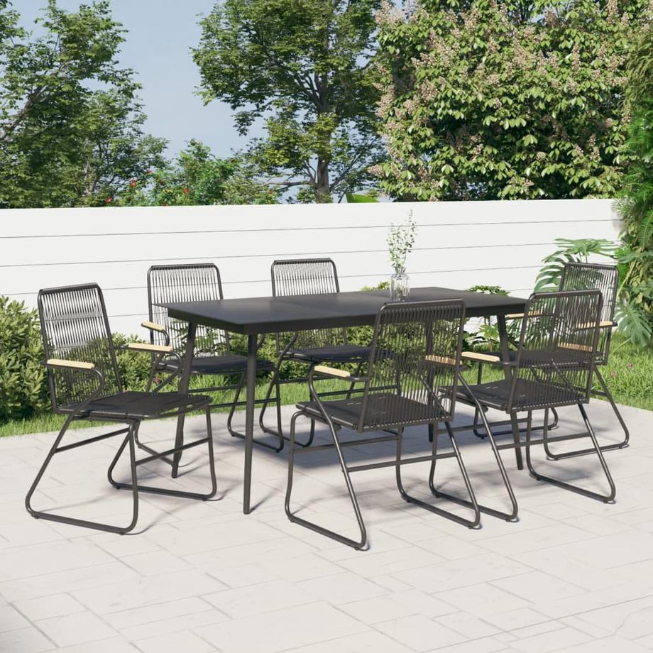 VidaXL Garten essgruppe poly-rattan  