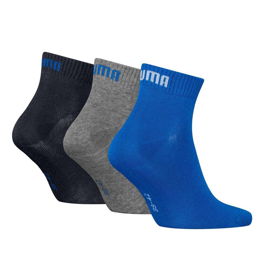 PUMA Quarter Plain 3P Sneaker Socken  