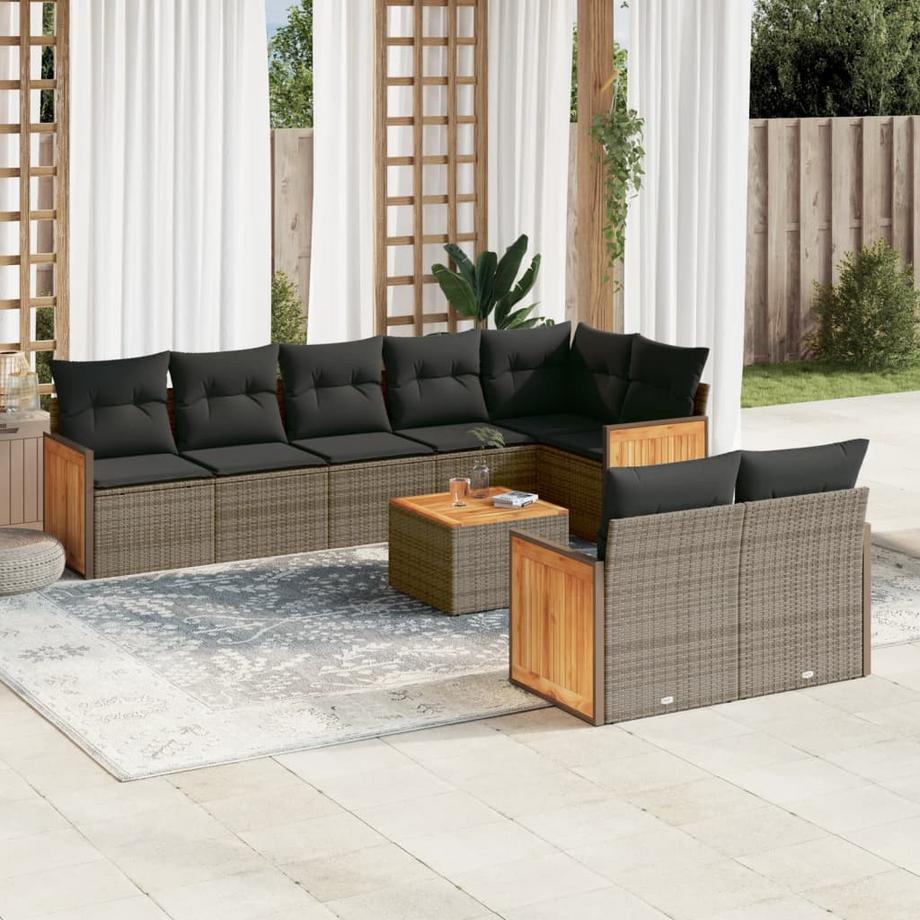 VidaXL Garten sofagarnitur poly-rattan  