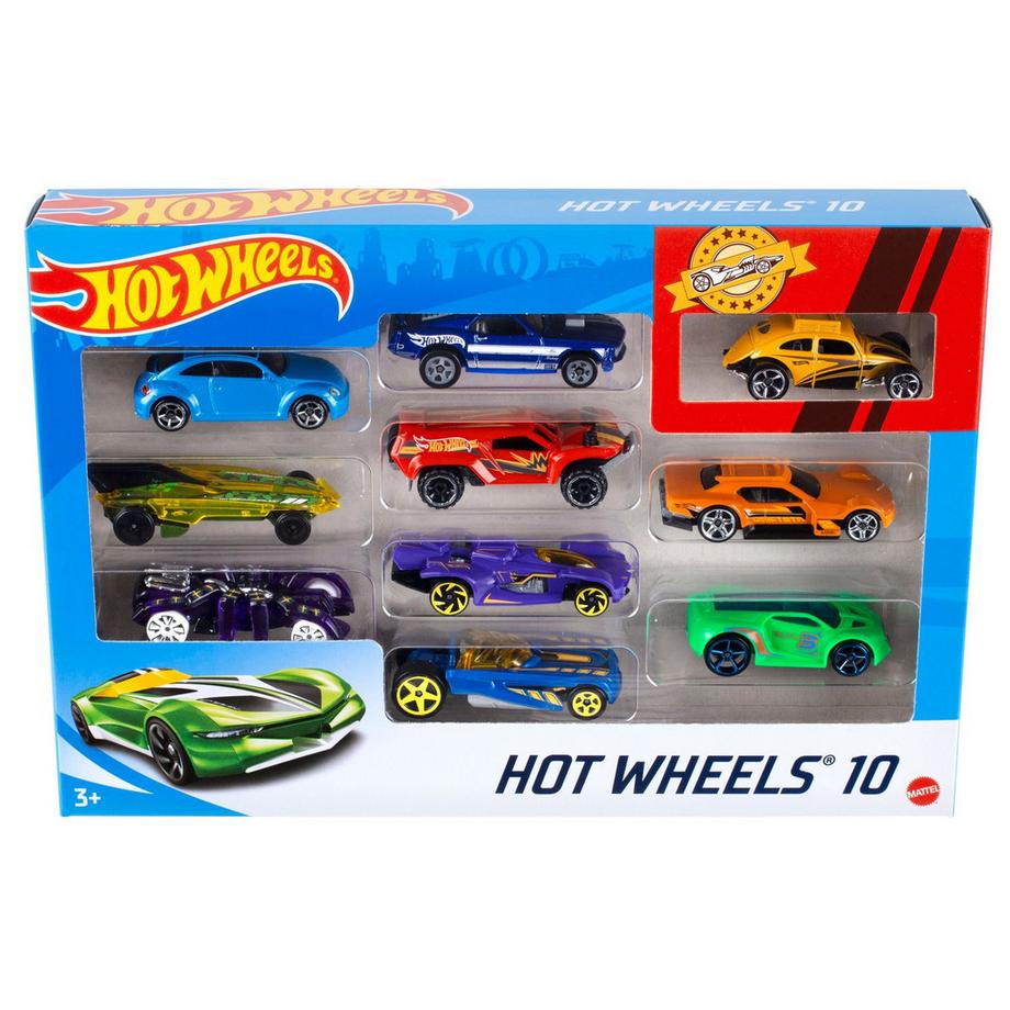 Hot Wheels  Hot Wheels paquet cadeau - 10 pièces 