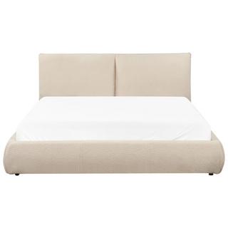 Beliani Letto en Bouclé Moderno VINAY  