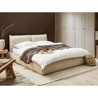 Beliani Letto en Bouclé Moderno VINAY  