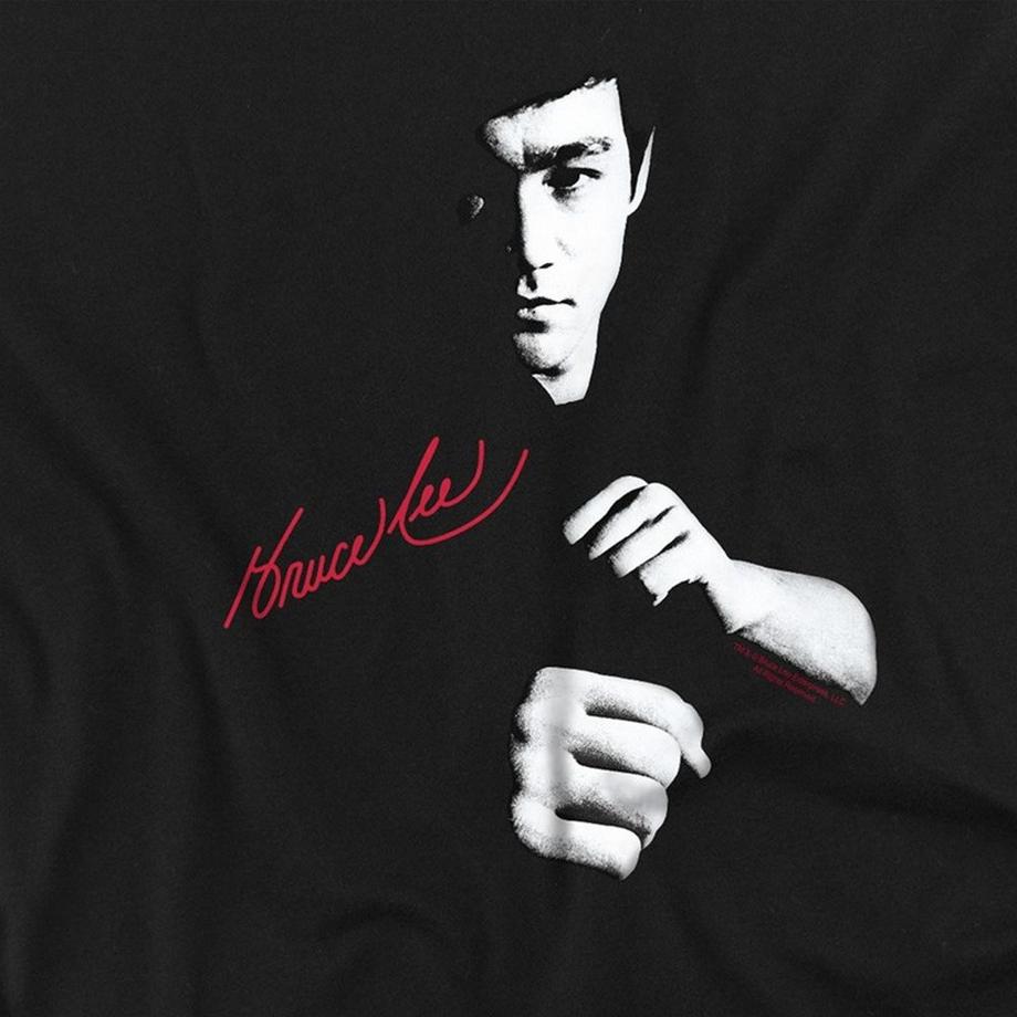 Bruce Lee  T-ShirtManches Longues The Dragon Awaits 