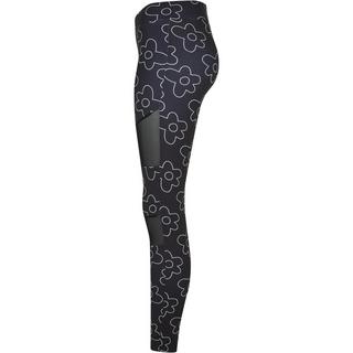 URBAN CLASSICS  leggings große größen tech mesh aop 