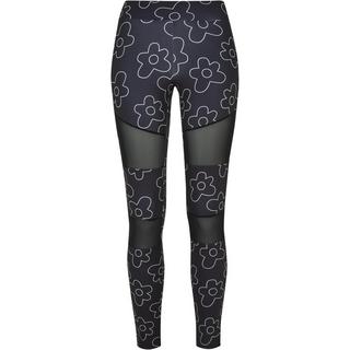 URBAN CLASSICS  leggings große größen tech mesh aop 