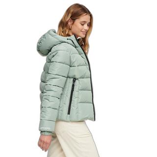 Superdry  daunenjacke mit kapuze, damen uperdry pirit port 