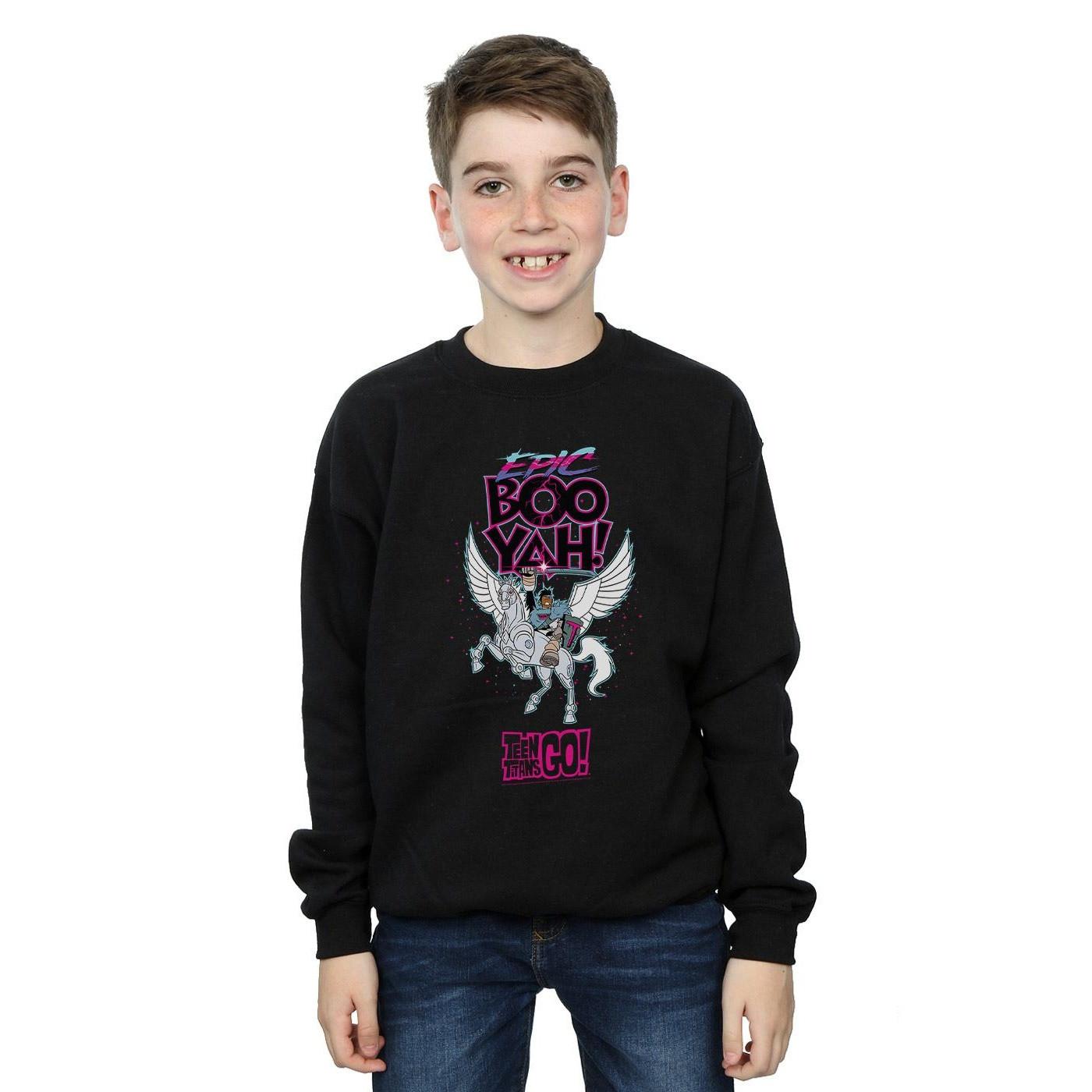 DC COMICS  Teen Titans Go Epic Boo Yah Sweatshirt 