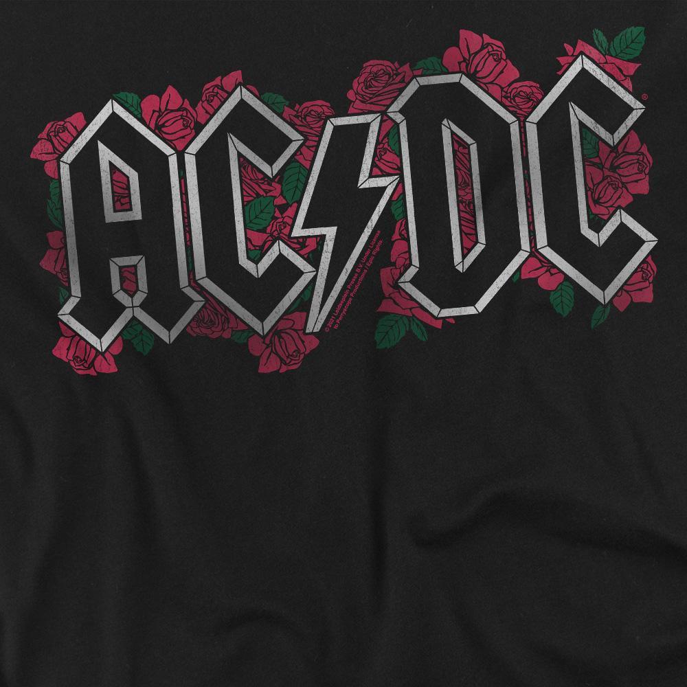 AC/DC ACDC Rose Logo T-Shirt  