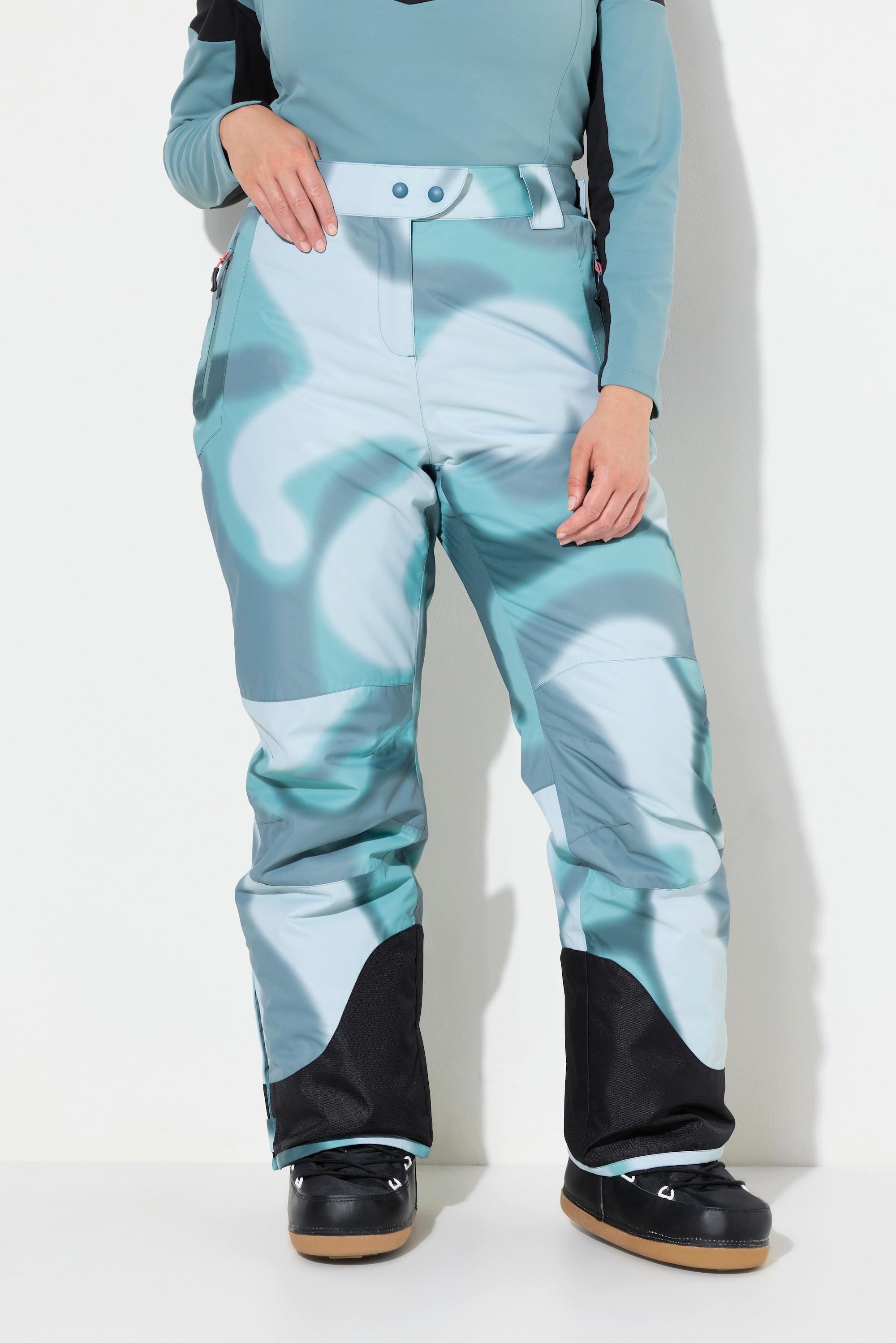 Ulla Popken  Pantalon de ski HYPRAR déperlant avec genoux préformés et lanière à scratch 