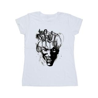 BATMAN Joker Face Print Slim Fit T-Shirt  