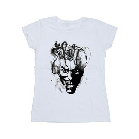 BATMAN Joker Face Print Slim Fit T-Shirt  