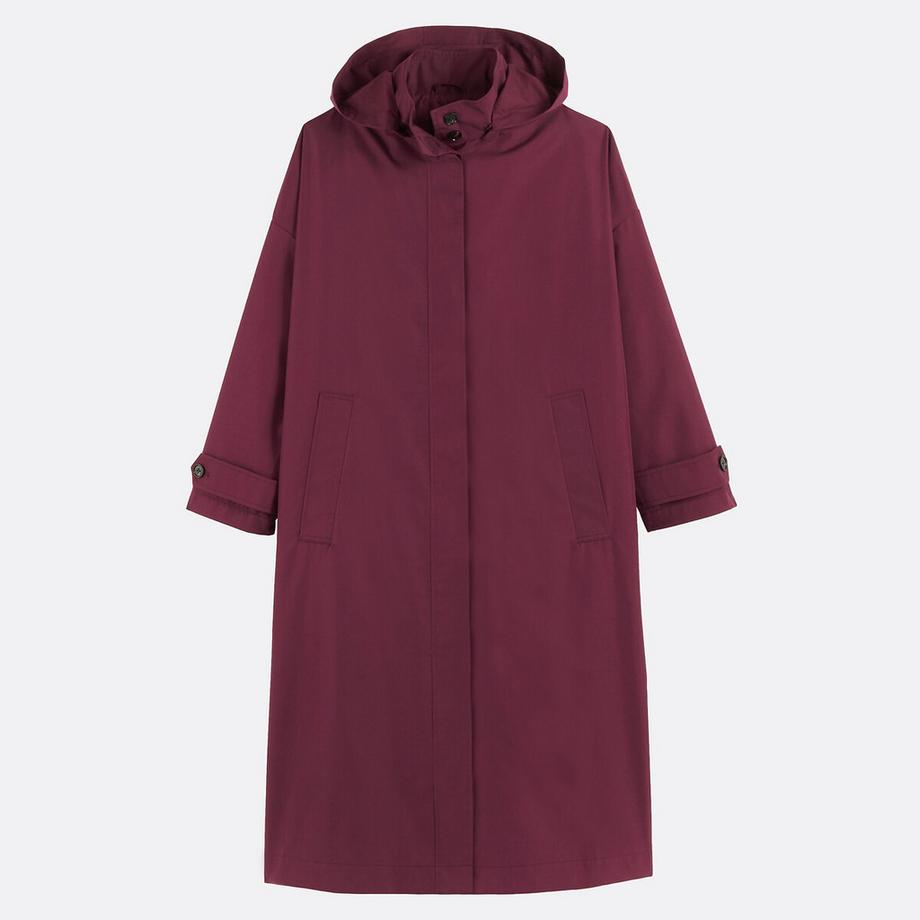 La Redoute Collections Oversize Trenchcoat mit abnehmbarer Kapuze  