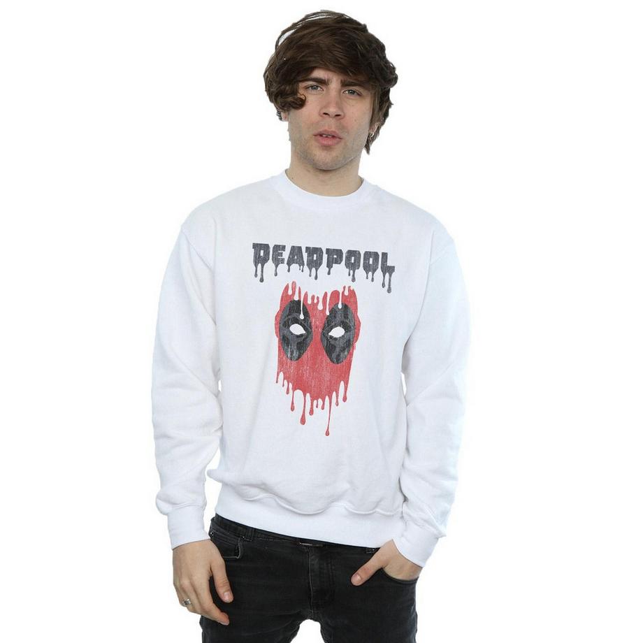 MARVEL Deadpool Dripping Mask Sweatshirt  