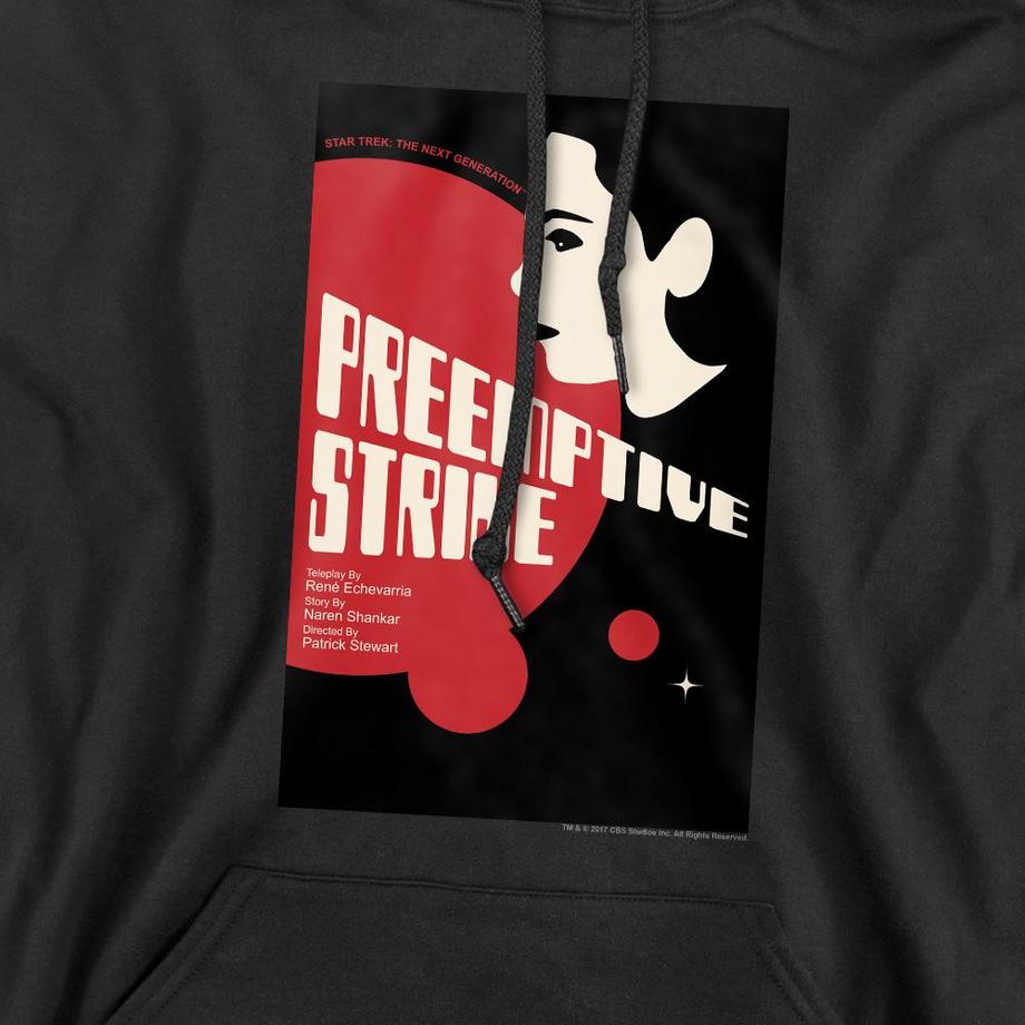 Star Trek The Next Generation Season 7 Episode 24 Felpa con Cappuccio  