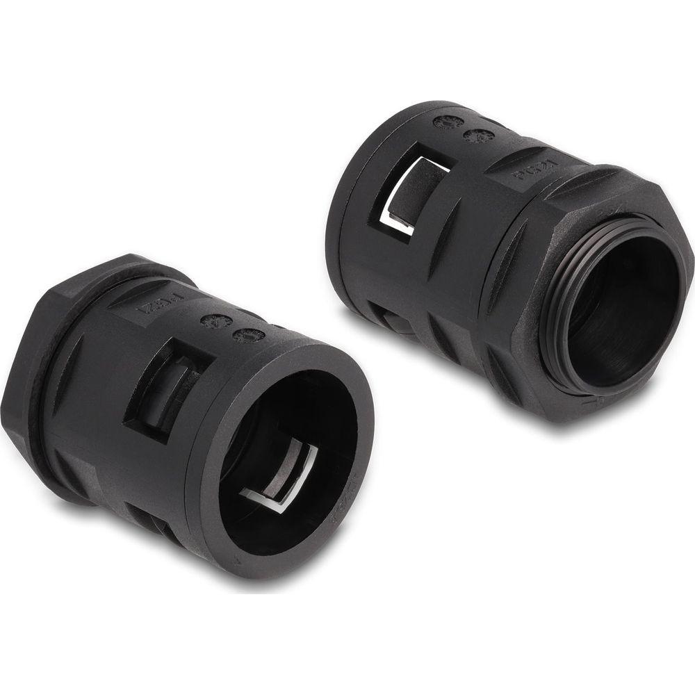 DeLock  Kabelschlauch 2 m x 28.5 mm Schwarz 