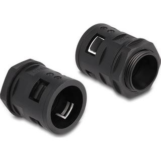 DeLock  Kabelschlauch 2 m x 28.5 mm Schwarz 