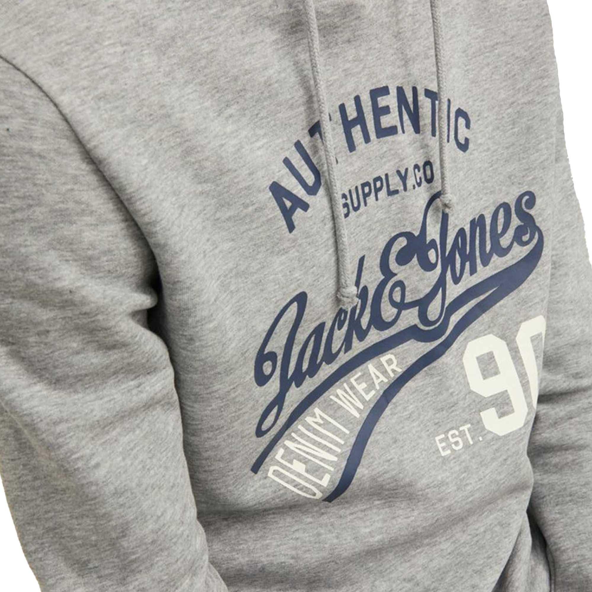 JACK & JONES Ethan Sweat Hood Bequem sitzend Sweatshirt  