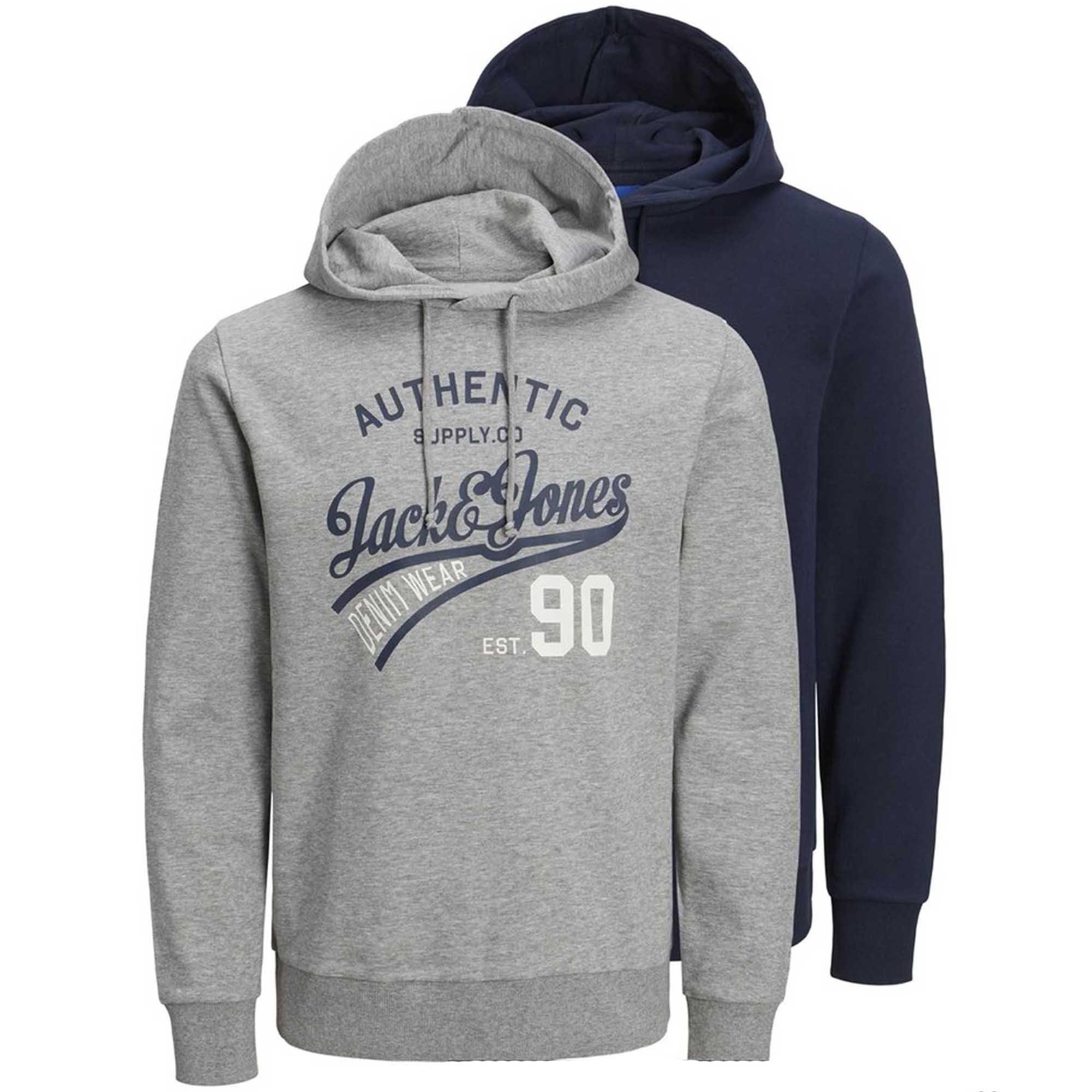 JACK & JONES Ethan Sweat Hood Bequem sitzend Sweatshirt  