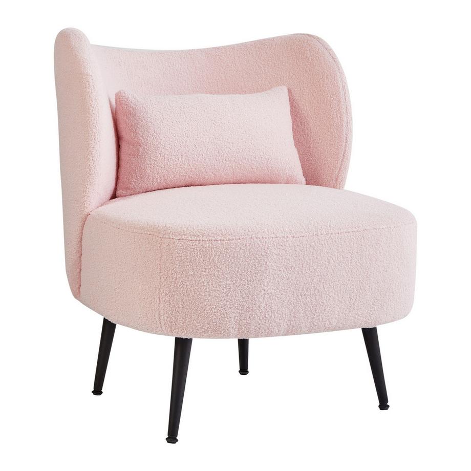 Beliani Poltrona en Bouclé Retrò OTSBY  