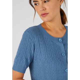 Damart  Cardigan maille fantaisie. 