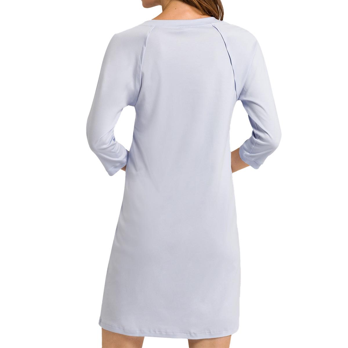 HANRO Pure Essence Chemise de Nuit Manches Longues  