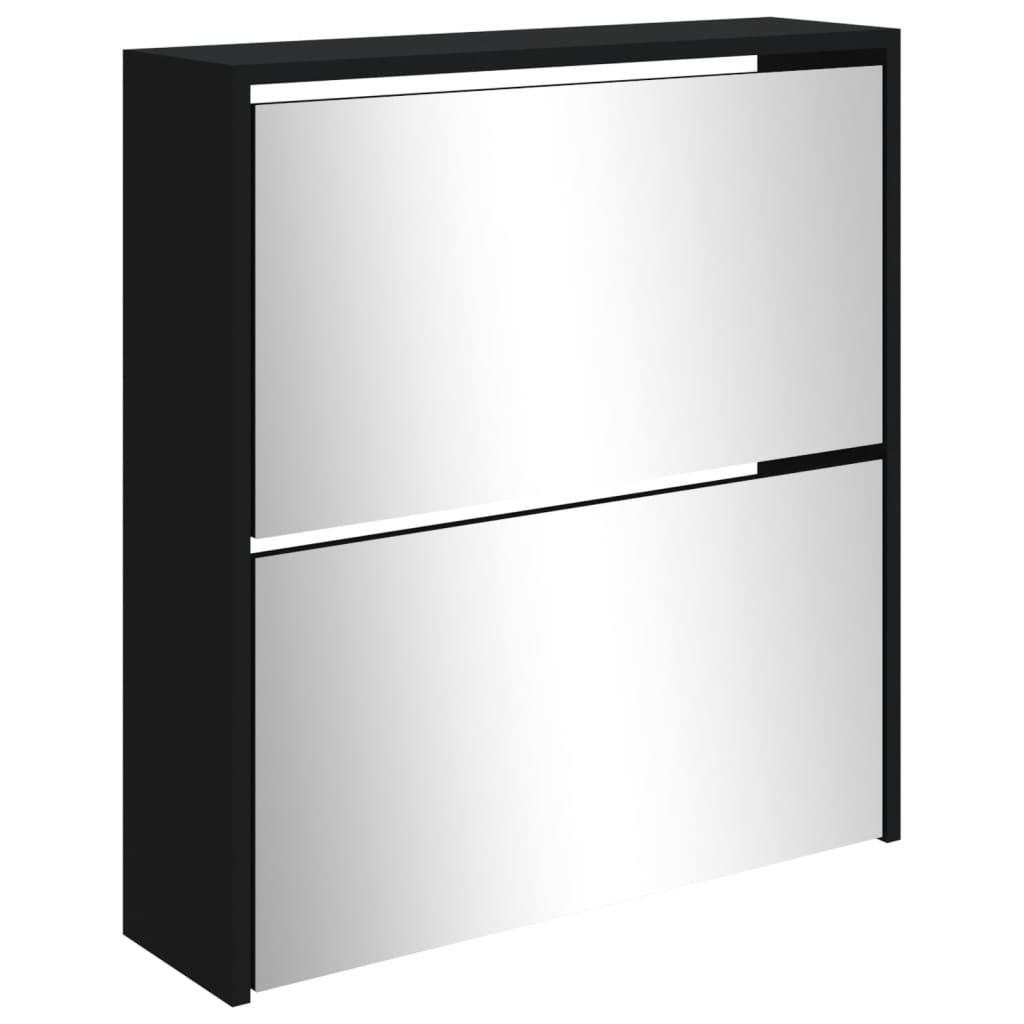 VidaXL scarpiera con specchio Legno multistrato  