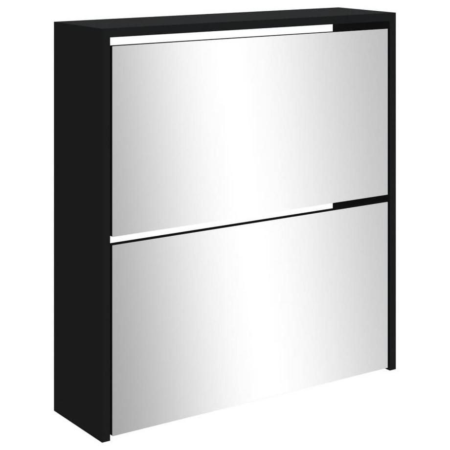 VidaXL scarpiera con specchio Legno multistrato  