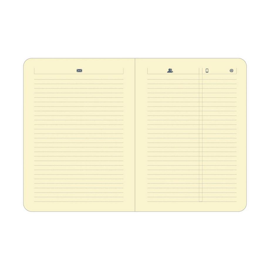 QUO-VADIS Quo Vadis - Agenda - 2025 - Miniweek - Settimana Orizzontale - Francese - Soho - Nero - 12 mesi da gennaio a dicembre - 7x10 cm - Carta Clairefontaine Avorio - Prodotto in Francia  