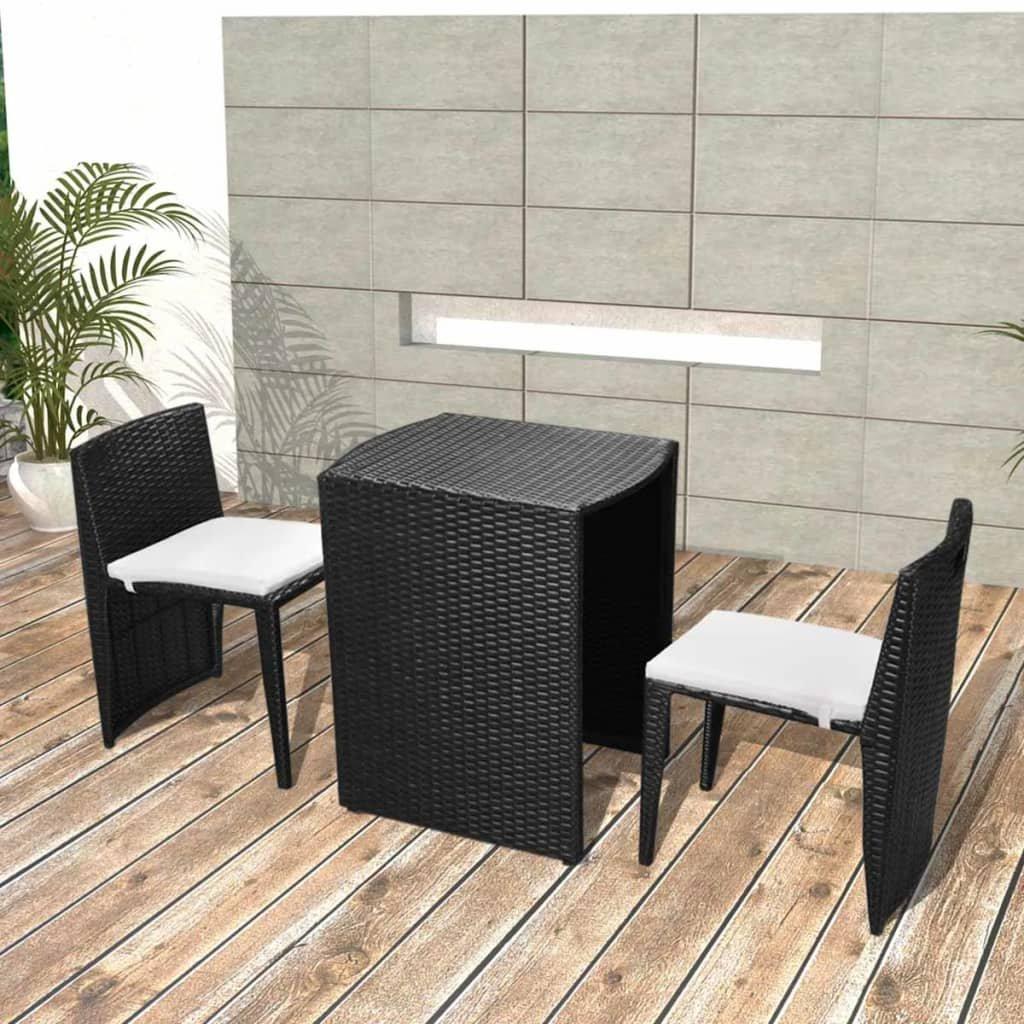 VidaXL Essgruppe poly-rattan  