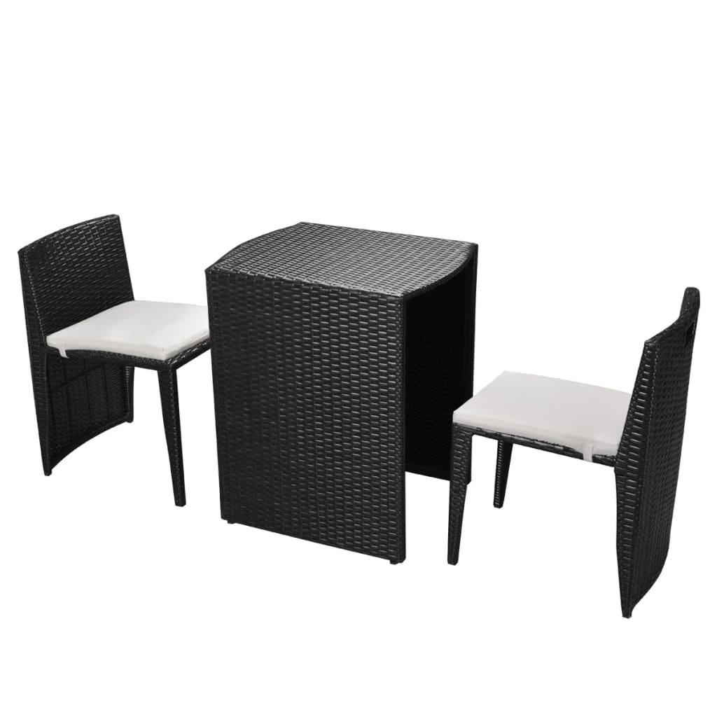 VidaXL Essgruppe poly-rattan  