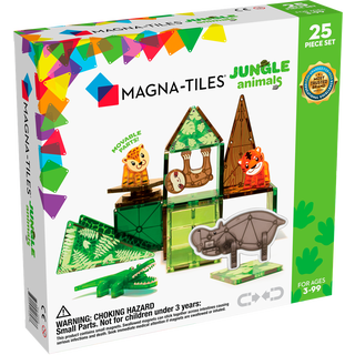 Magna-Tiles  Magna-Tiles bouwset Jungledieren - 25-delig 