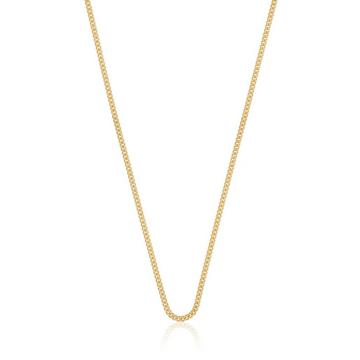 Collier Rundpanzer Gelbgold 750, 1.6mm, 38cm