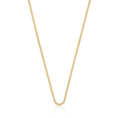 MUAU Schmuck  Collier Rundpanzer Gelbgold 750, 1.6mm, 38cm 