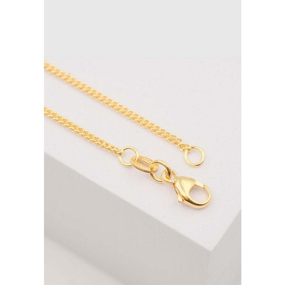 MUAU Schmuck  Collier Rundpanzer Gelbgold 750, 1.6mm, 38cm 