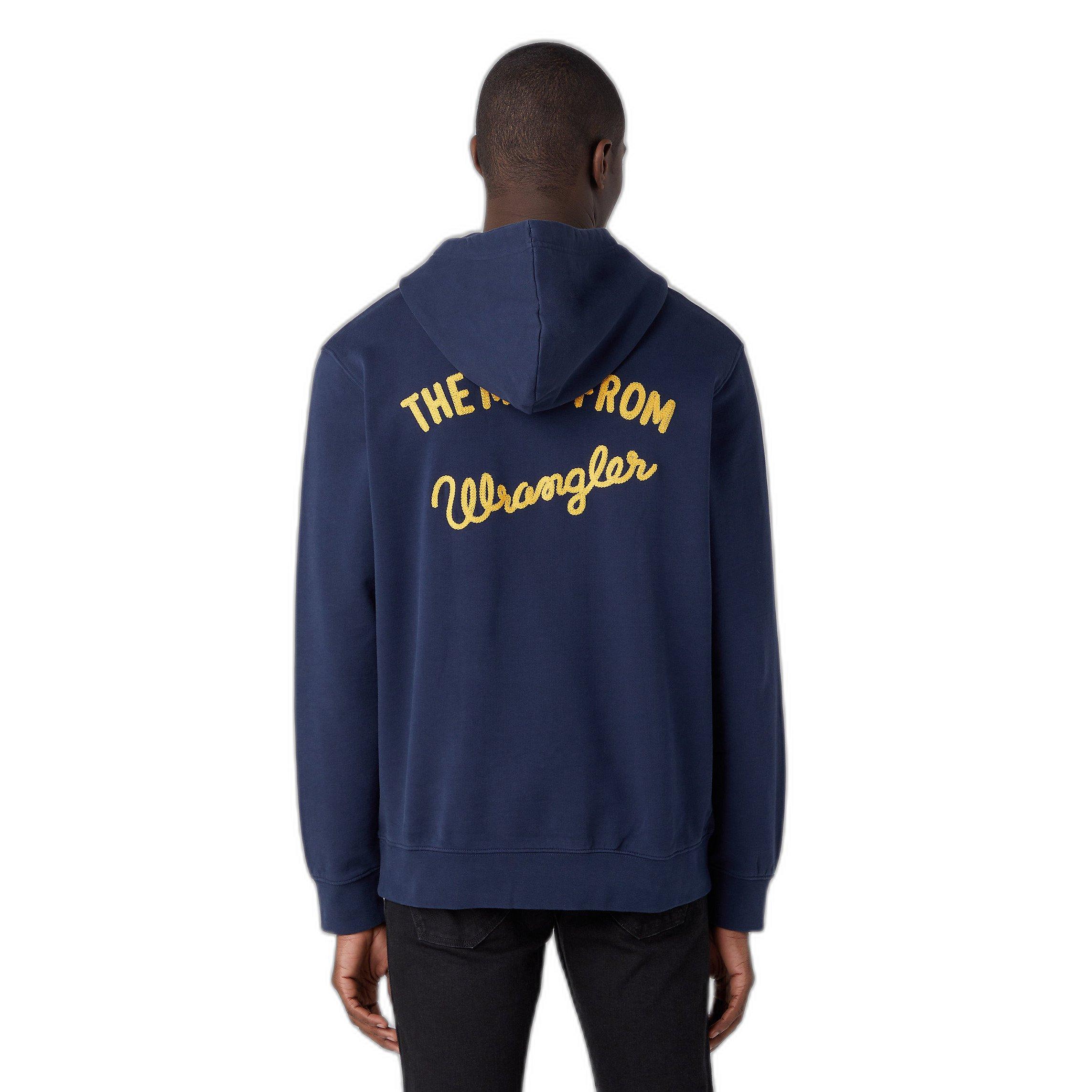 Wrangler Sign Off Logo Felpa con cappuccio  